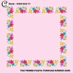 Cenk 90 Cm Ortası Boş Poşet İçi Yazma(Cnk-304-24-11)