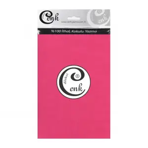 CENK DÜZ 90cm Şeker Pembe TEKLİ POŞET YAZMA (90cm-338)
