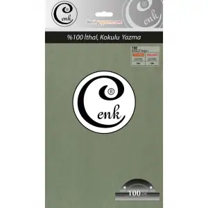 Cenk Düz Renk 100cm Çagla Yeşili Yazma (301-198)