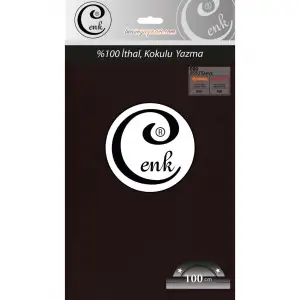 Cenk Düz Renk 100cm Koyu Kahve Yazma (301-029)