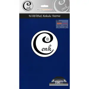 Cenk Düz Renk 100cm Saks Yazma (301-430)