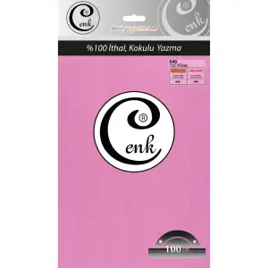 Cenk Düz Renk 100cm Toz Pembe Yazma (301-040)