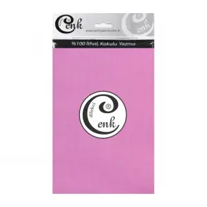 Cenk Yazma 90cm Düz Gül Kurusu Tekli Poşet Yazma (90cm-830)