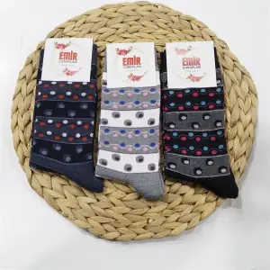 Emir Kadın Penye Soket Çorap 12li Paket Asorti (BC-99-23)