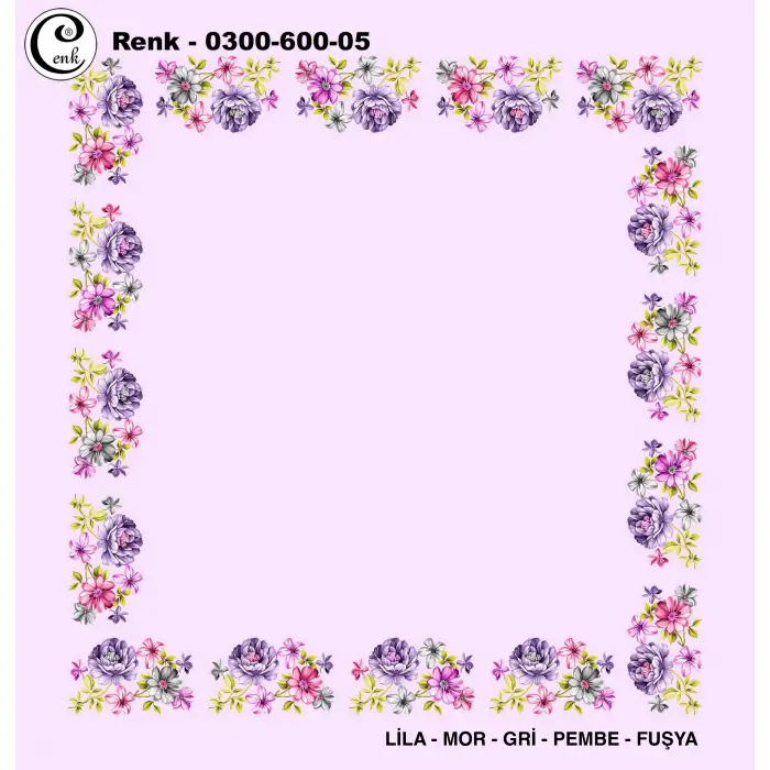 Cenk 100cm Ortası Boş Oyalık Yazma (Cnk-600-05)