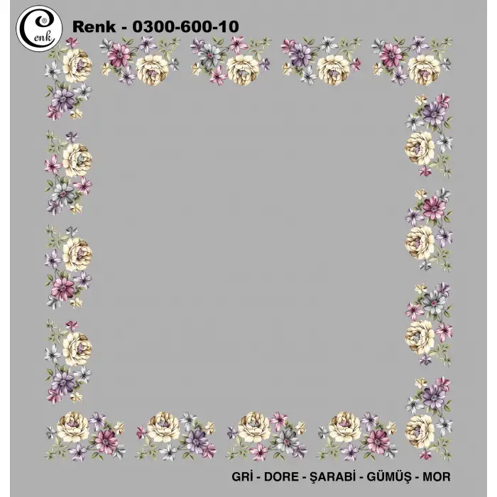 Cenk 100cm Ortası Boş Oyalık Yazma (Cnk-600-10)