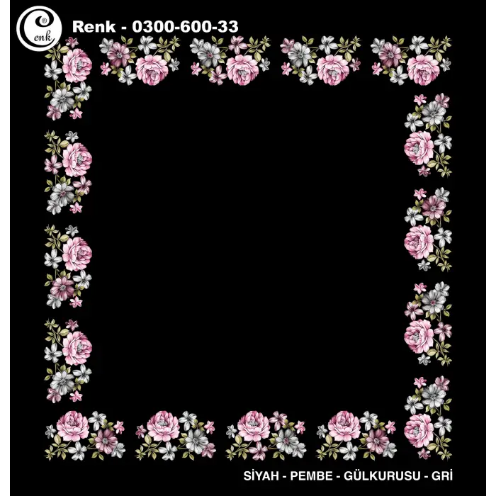 Cenk 100cm Ortası Boş Oyalık Yazma (Cnk-600-33)