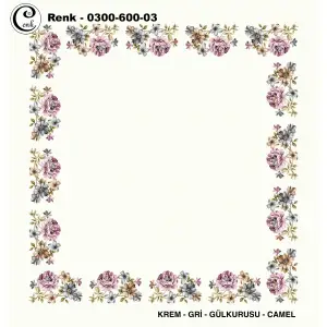 Cenk 100cm Ortası Boş Oyalık Yazma (Cnk-600-03)