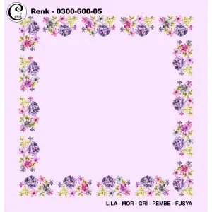 Cenk 100cm Ortası Boş Oyalık Yazma (Cnk-600-05)