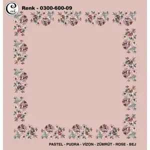 Cenk 100cm Ortası Boş Oyalık Yazma (Cnk-600-09)