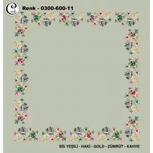 Cenk 100cm Ortası Boş Oyalık Yazma (Cnk-600-11)