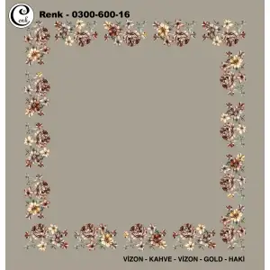 Cenk 100cm Ortası Boş Oyalık Yazma (Cnk-600-16)