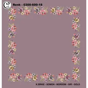 Cenk 100cm Ortası Boş Oyalık Yazma (Cnk-600-18)