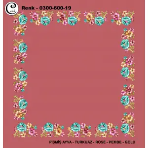 Cenk 100cm Ortası Boş Oyalık Yazma (Cnk-600-19)