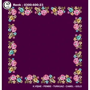 Cenk 100cm Ortası Boş Oyalık Yazma (Cnk-600-23)