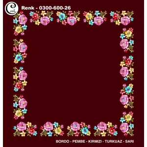 Cenk 100cm Ortası Boş Oyalık Yazma (Cnk-600-26)