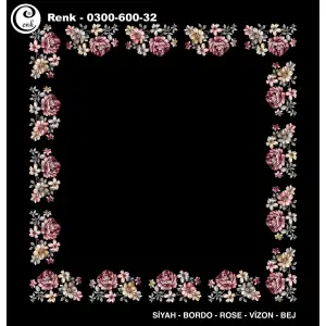 Cenk 100cm Ortası Boş Oyalık Yazma (Cnk-600-32)