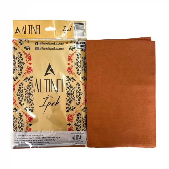 Altınel İpek Tarçın Düz Poşetli Yazma (AE-271-22)