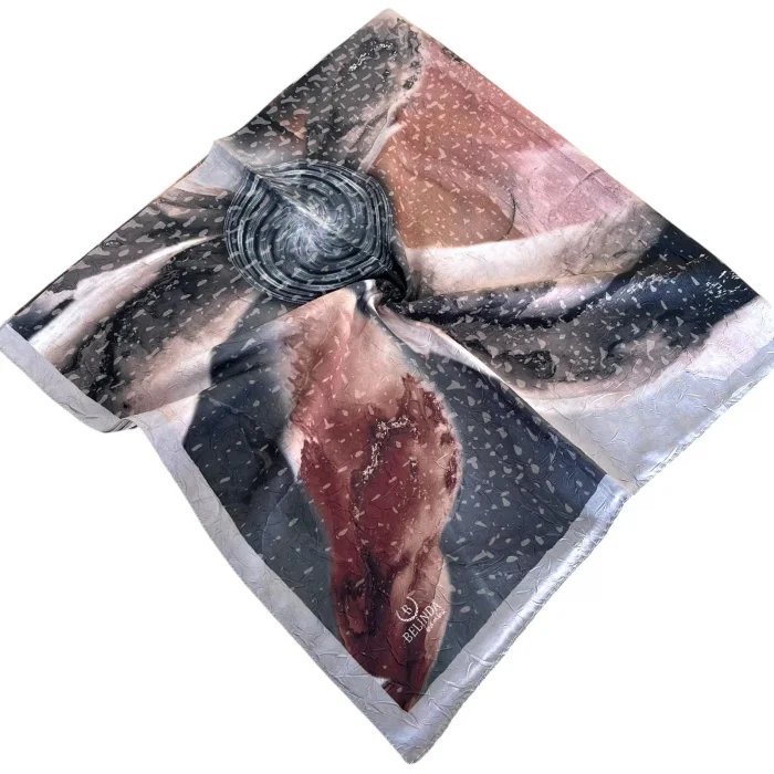 Belinda Desenli Bambu Kraş Eşarp (BKR9410)