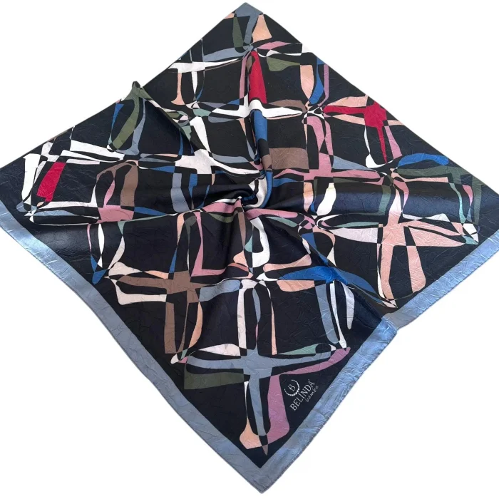 Belinda Desenli Bambu Kraş Eşarp (BKR9707)