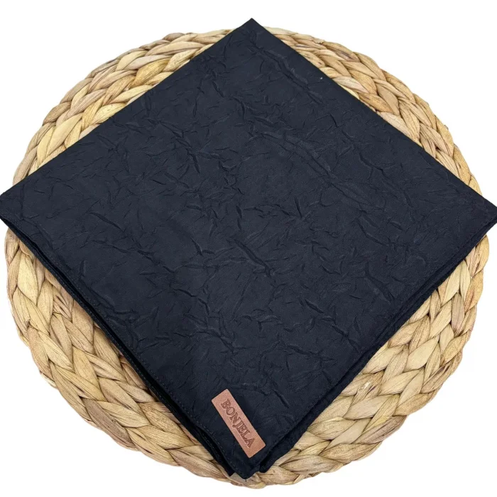 Bonjela Bambu Kraş Eşarp Siyah (BKR9940)