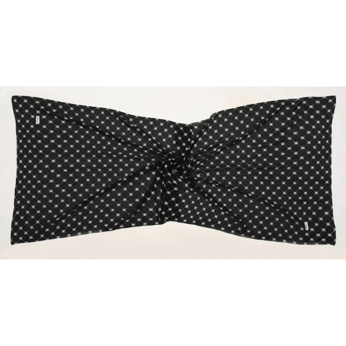 Bonjela Desenli Siyah-Beyaz Mio Cazz ŞAL (MC-98-07)