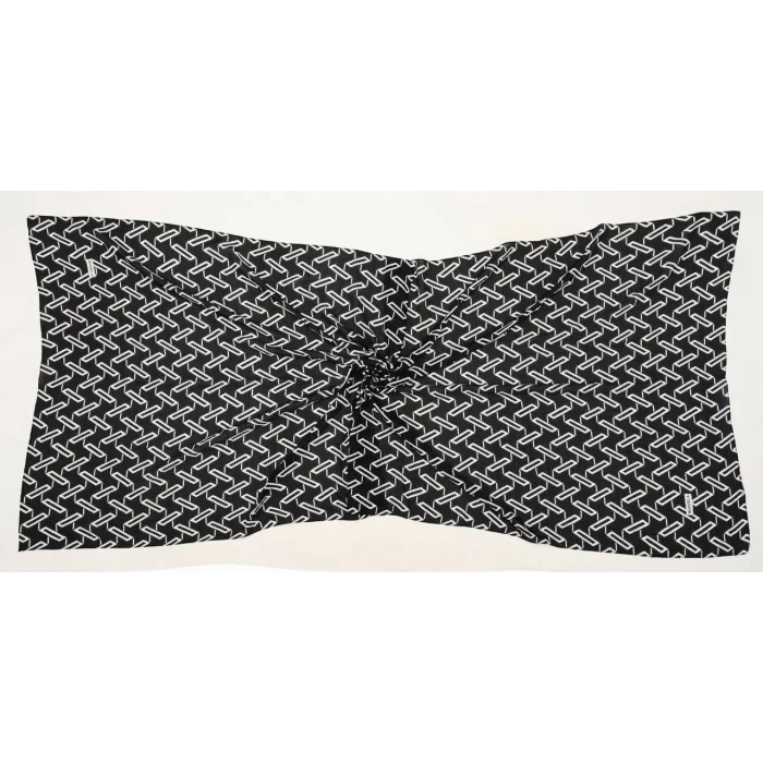 Bonjela Desenli Siyah-Beyaz Mio Cazz ŞAL (MC-98-25)