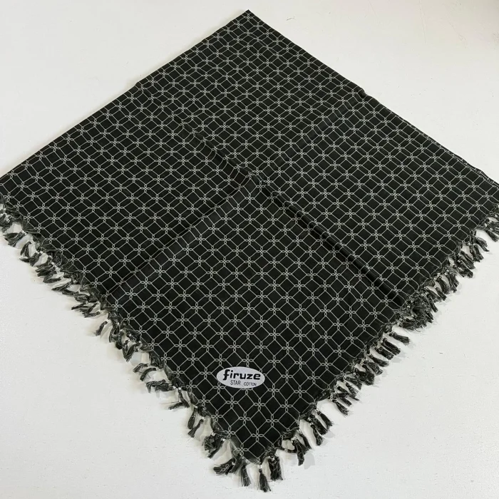 Firuze Koton Sökme Boncuklu Tülbent (sm-4617)