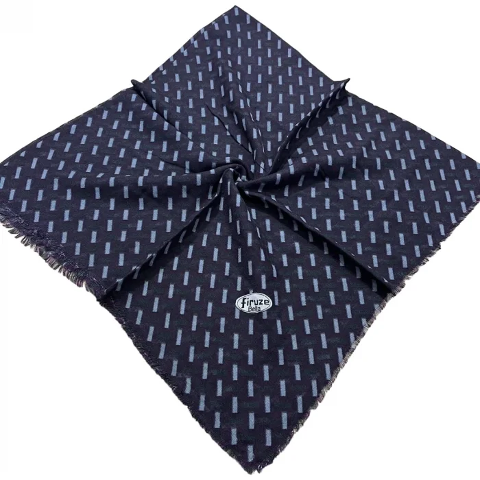 Firuze Flamlı Keten  Eşarp (FE488-03)