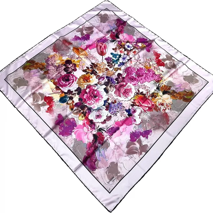 İpekten Dijital Twill Eşarp (TE9603)