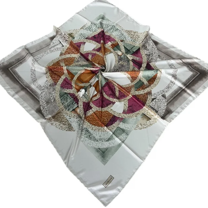 İpekten Dijital Twill Eşarp (TE9905)