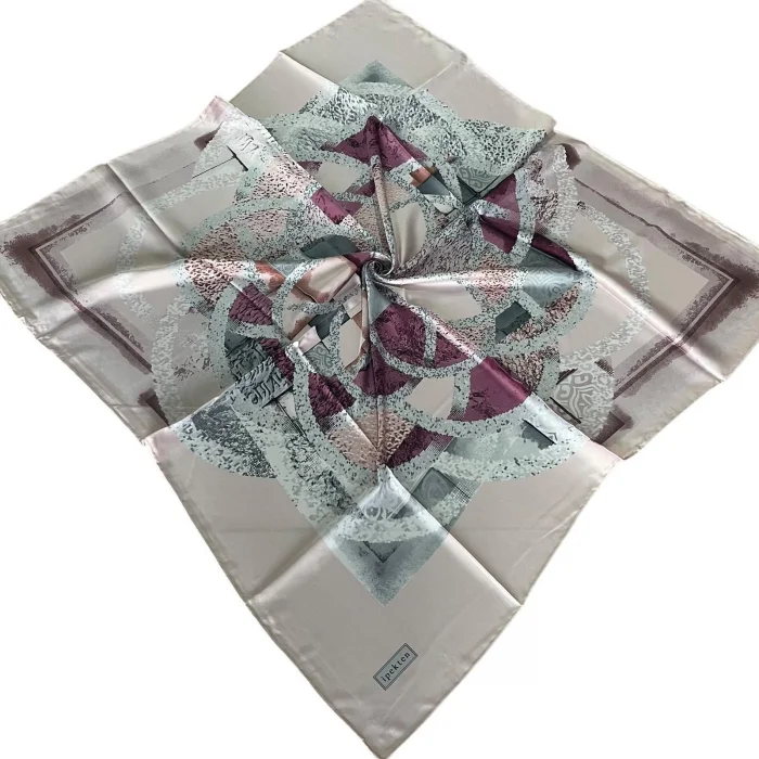 İpekten Dijital Twill Eşarp (TE9909)