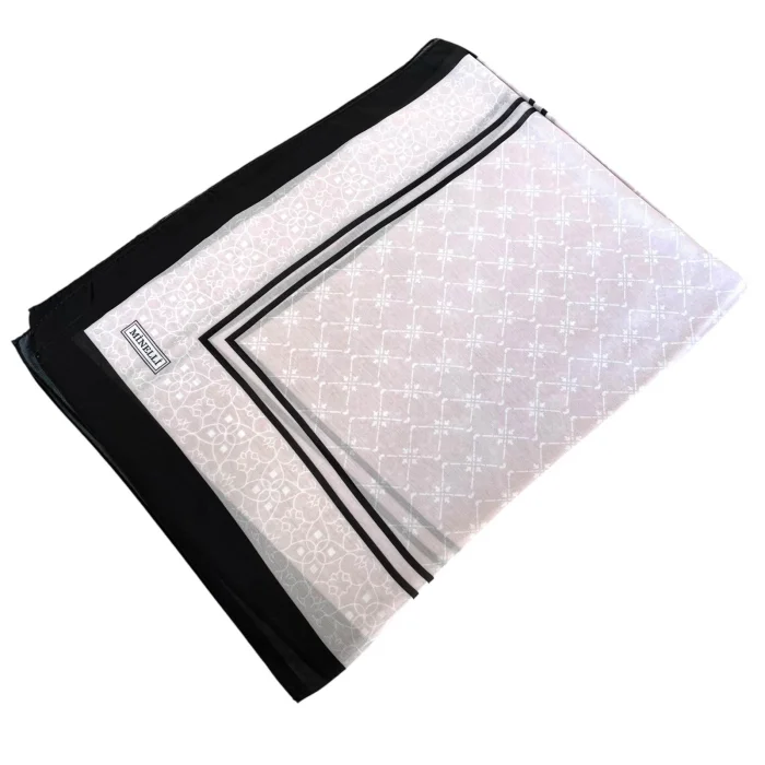 Kampanyalı Minelli Desenli Keten Şal (Ktn9905)