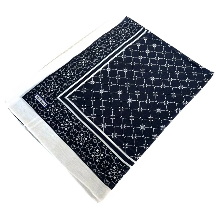 Kampanyalı Minelli Desenli Keten Şal (Ktn9901)