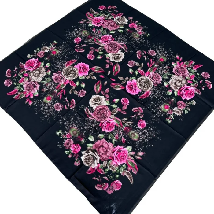 Nisa 100cm Polyester Oyalık Yazma (Ns-99-04)