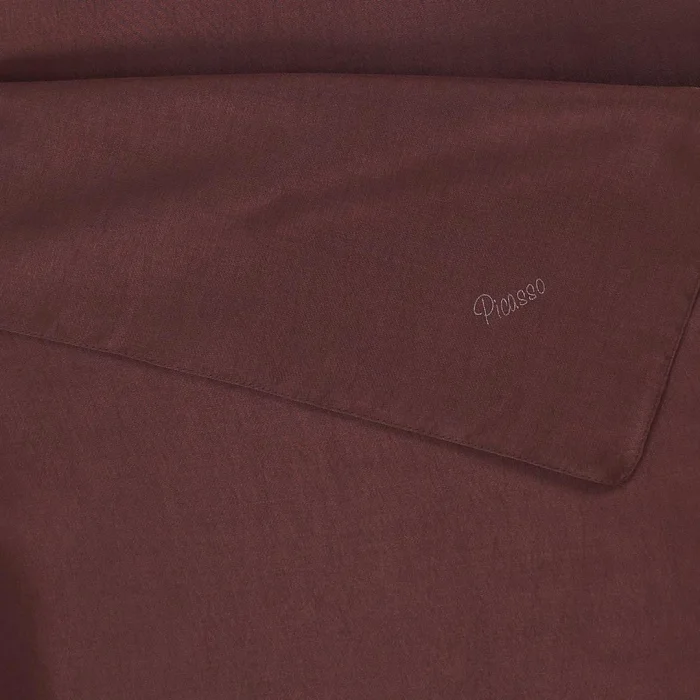 Picasso Düz Pırıltı Kehribar Eşarp Kahve (ry9921)