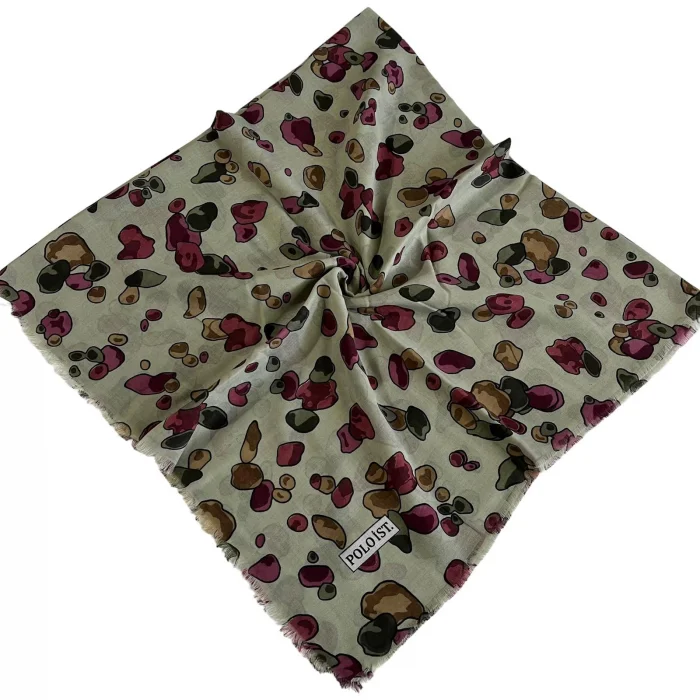 Poloist Flamlı Koton Eşarp (FE502-11)