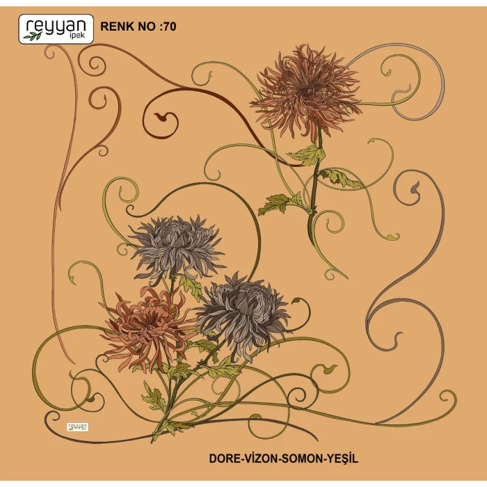 Reyyan Desenli Oyalık Yazma (ryyn-414-13)