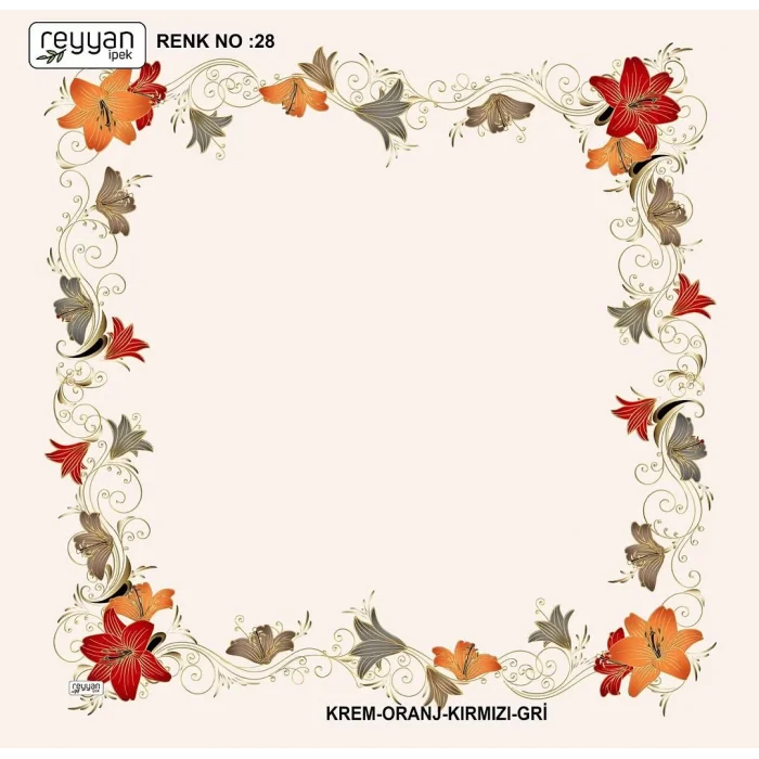 Reyyan Desenli Oyalık Yazma (ryyn-415-11)