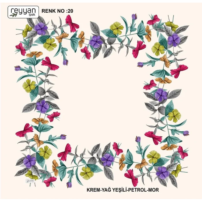Reyyan Desenli Oyalık Yazma (ryyn-420-10)
