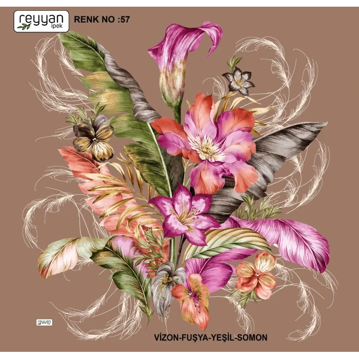 Reyyan Desenli Oyalık Yazma (ryyn-423-25)