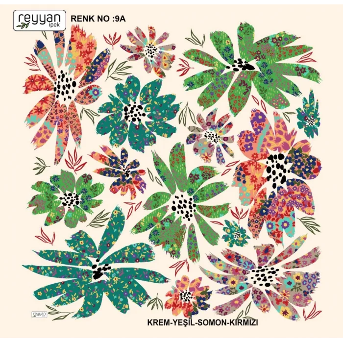 Reyyan İpek 100 cm Oyalık Yazma (ryyn-358-21)