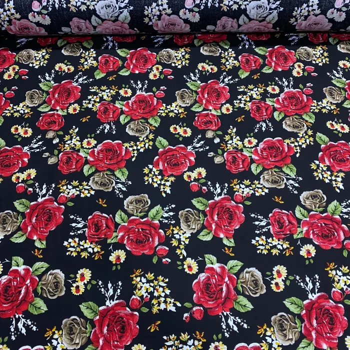 Yeni Sezon Tek En İthal Pamuk Viskon Kumaş (90 cm) (VSK01-141)