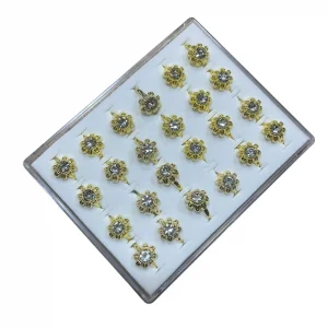 24li Bayan Taşlı Yüzük (yzk09)