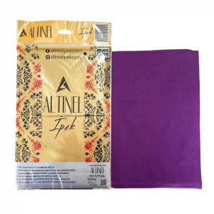 Altınel İpek Mor Düz Poşetli Yazma (AE-271-19)