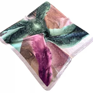 Belinda Desenli Bambu Kraş Eşarp (BKR9402)