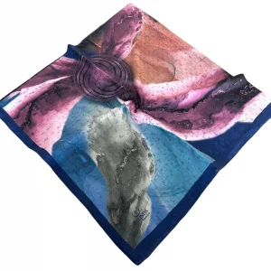 Belinda Desenli Bambu Kraş Eşarp (BKR9404)