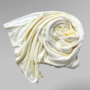 Belinda Exclusıve Penye Şal Krem (8906)