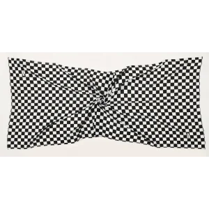 Bonjela Desenli Siyah-Beyaz Mio Cazz ŞAL (MC-98-03)