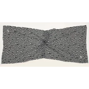 Bonjela Desenli Siyah-Beyaz Mio Cazz ŞAL (MC-98-11)